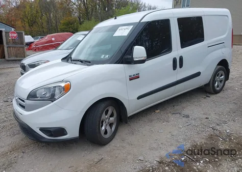 2016 Ram Promaster City Tradesman Slt из США, поврежденный, VIN ZFBERFBT8G6C38035